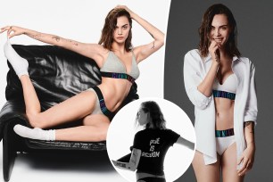 Cara Delevingne poses in underwear for Calvin Klein Pride Month campaign