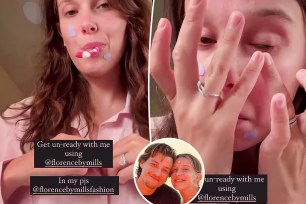 Millie Bobby Brown shows off wedding ring after marrying Jake Bongiovi
