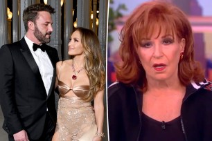 Jennifer Lopez and Ben Affleck, split with Joy Behar