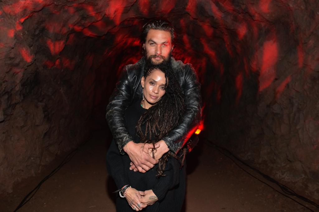 Jason Momoa and Lisa Bonet in 2014. 