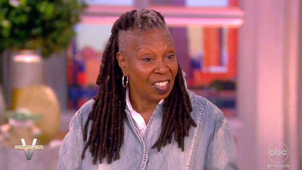 Whoopi Goldberg talking on "THe View"