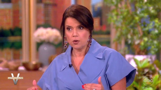 Ana Navarro talking on "The View"