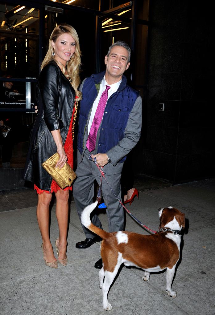 Brandi Glanville and Andy Cohen