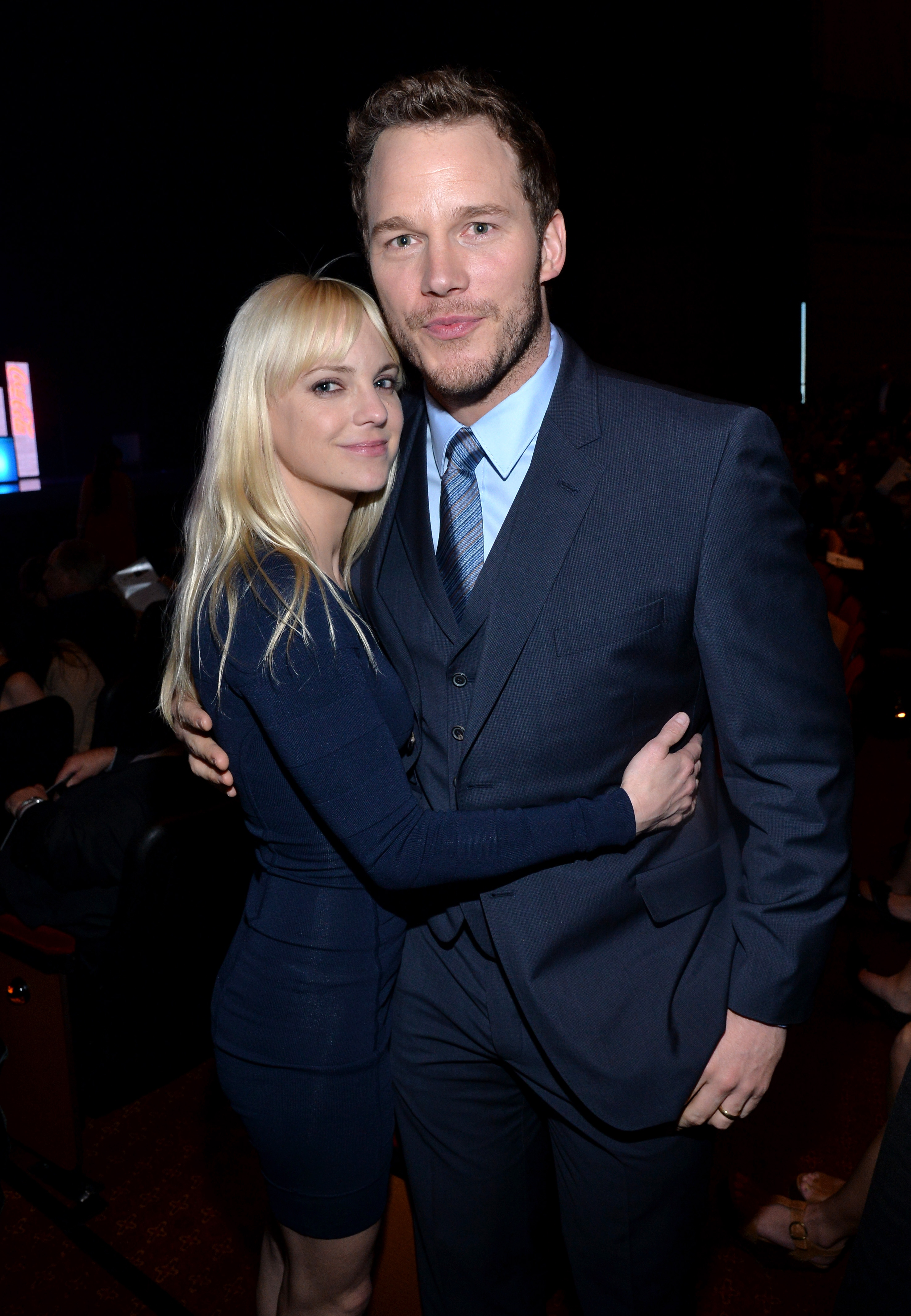 Anna Faris and Chris Pratt.