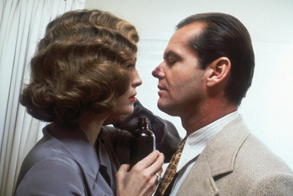 Faye Dunaway and Jack Nicholson in "Chinatown."