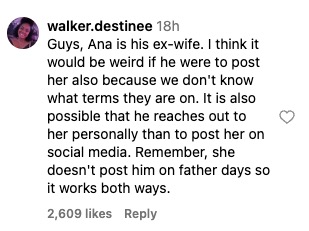 Comment on Chris Pratt's Instagram.