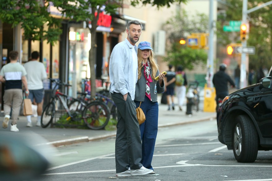jennifer lawrence and her husband walking in nyc