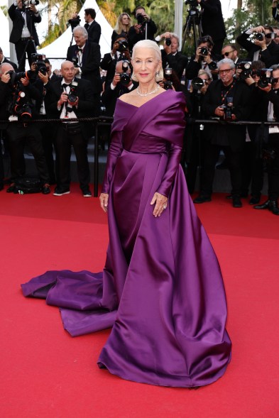 Helen Mirren wears Elie Saab at the premiere of "The Most Precious of Cargoes" on May 24.