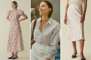 A dress, shirt and skirt from Dôen