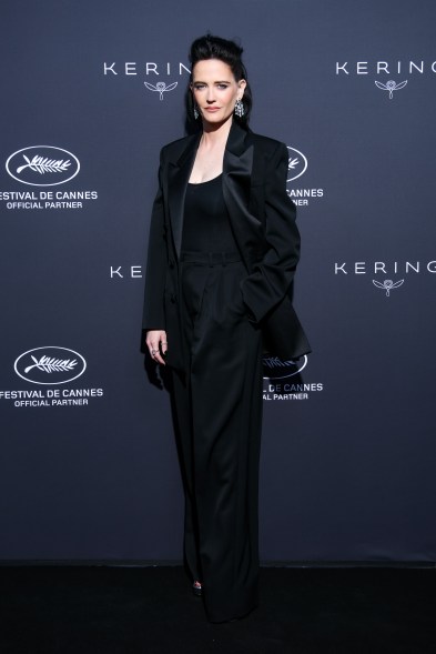 Eva Green wears Saint Laurent at the Kering Women In Motion Awards on May 19.