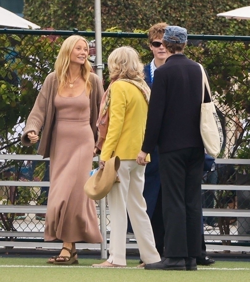 Gwyneth Paltrow at Moses' graduation. 