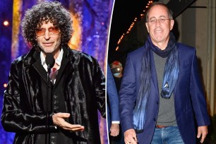 Howard Stern, split with Jerry Seinfeld