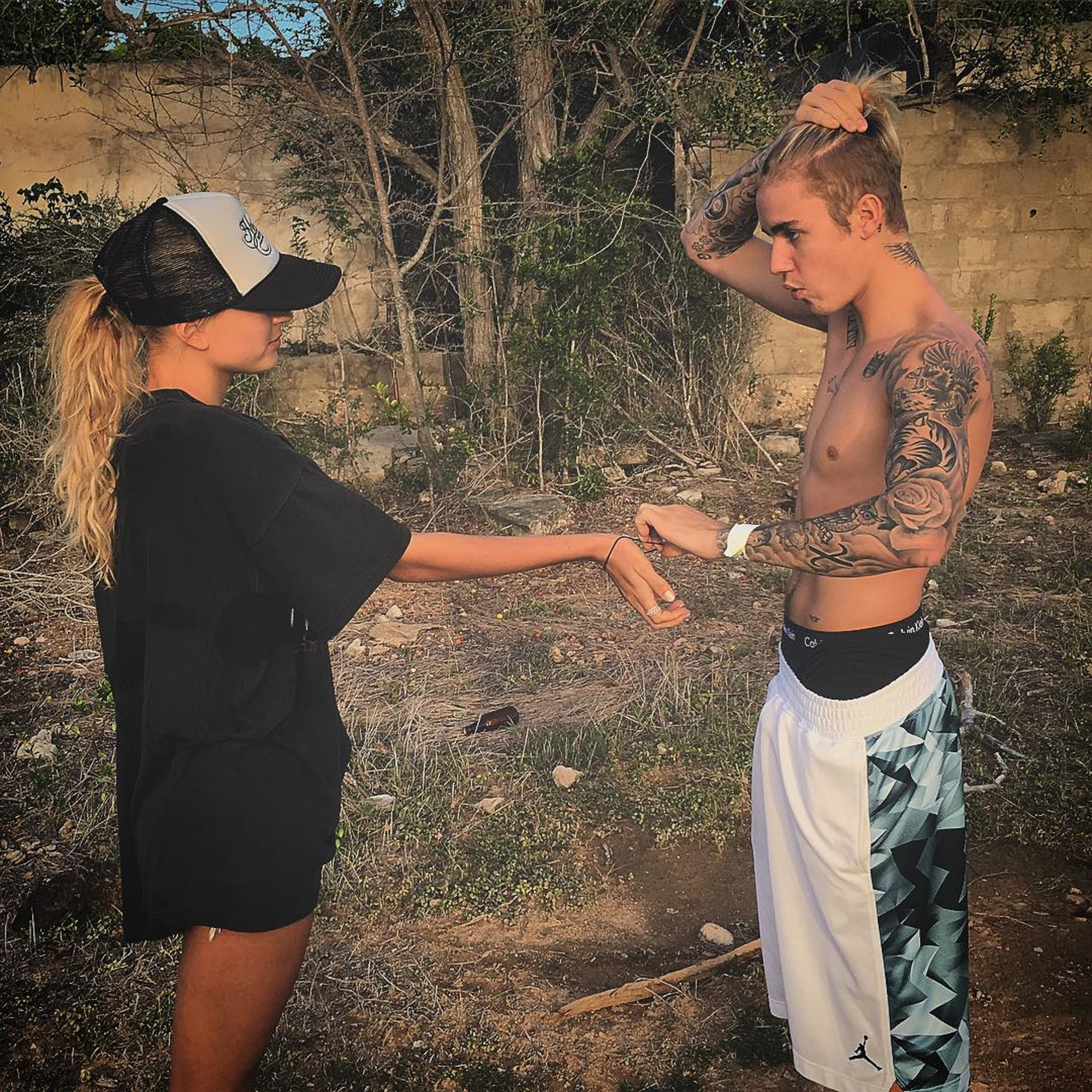 Justin Bieber and Hailey Bieber