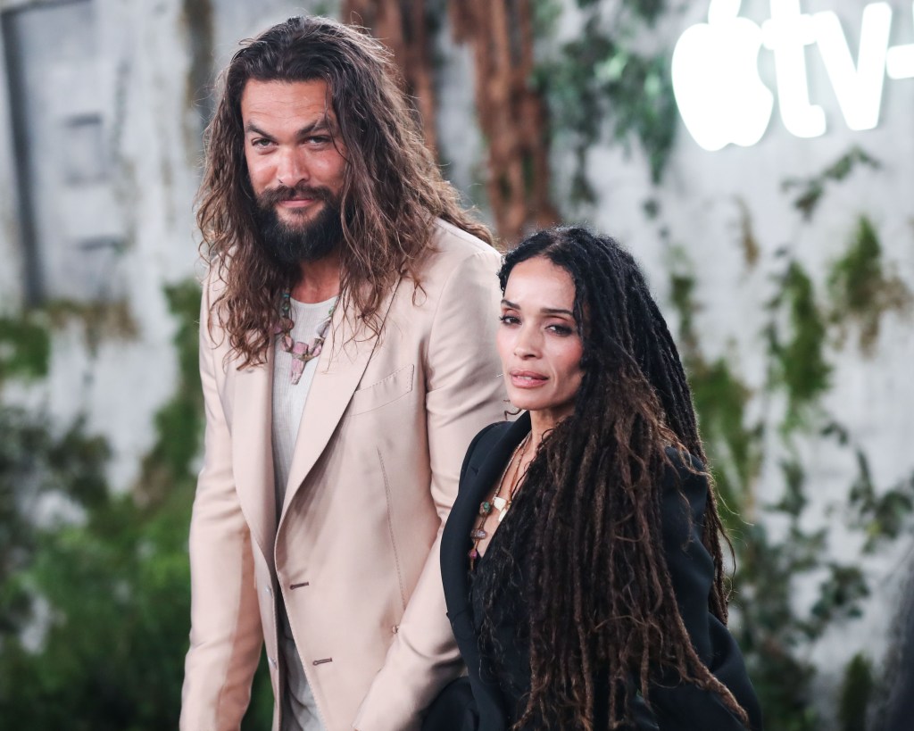 Jason Momoa and Lisa Bonet in 2019. 