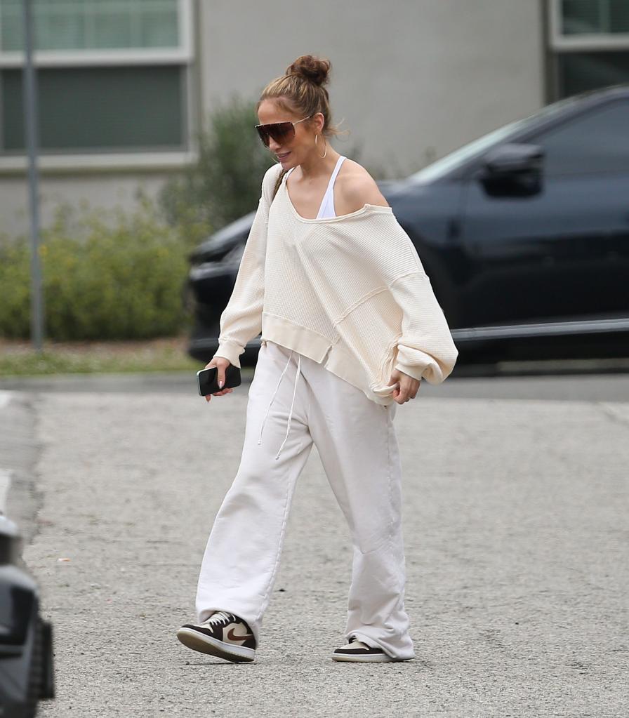 Jennifer Lopez walking