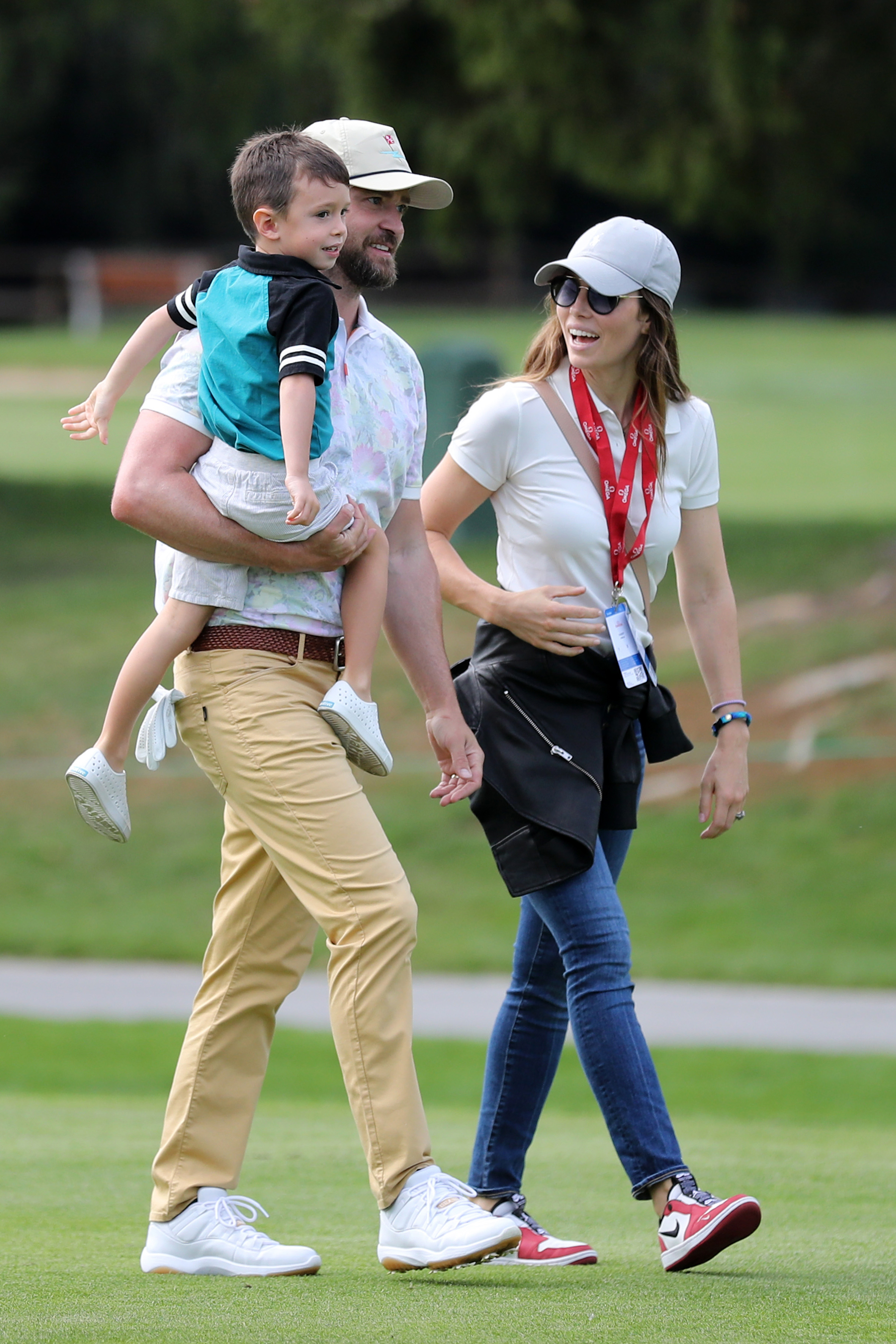 Jessica Biel, Justin Timberlake and son