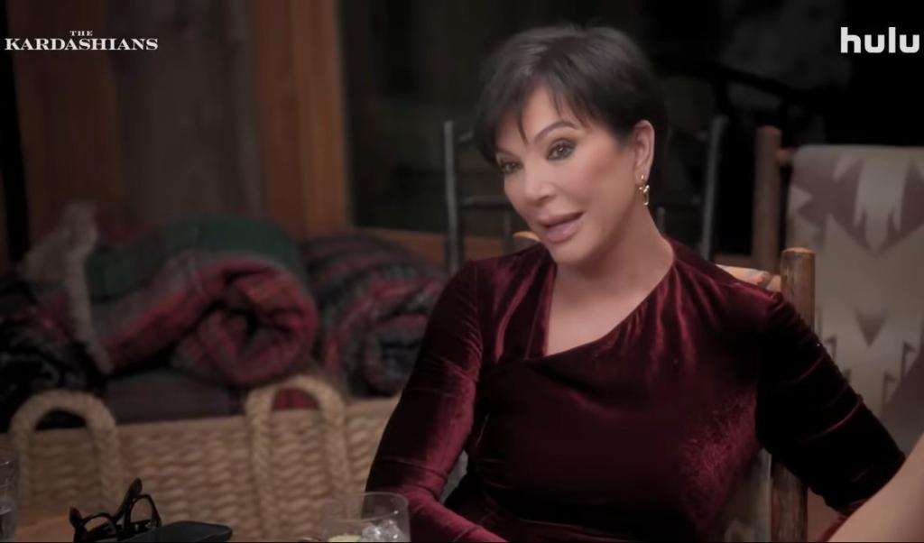 Kris Jenner in the trailer for season 5 of the "Kardashians" on Hulu.