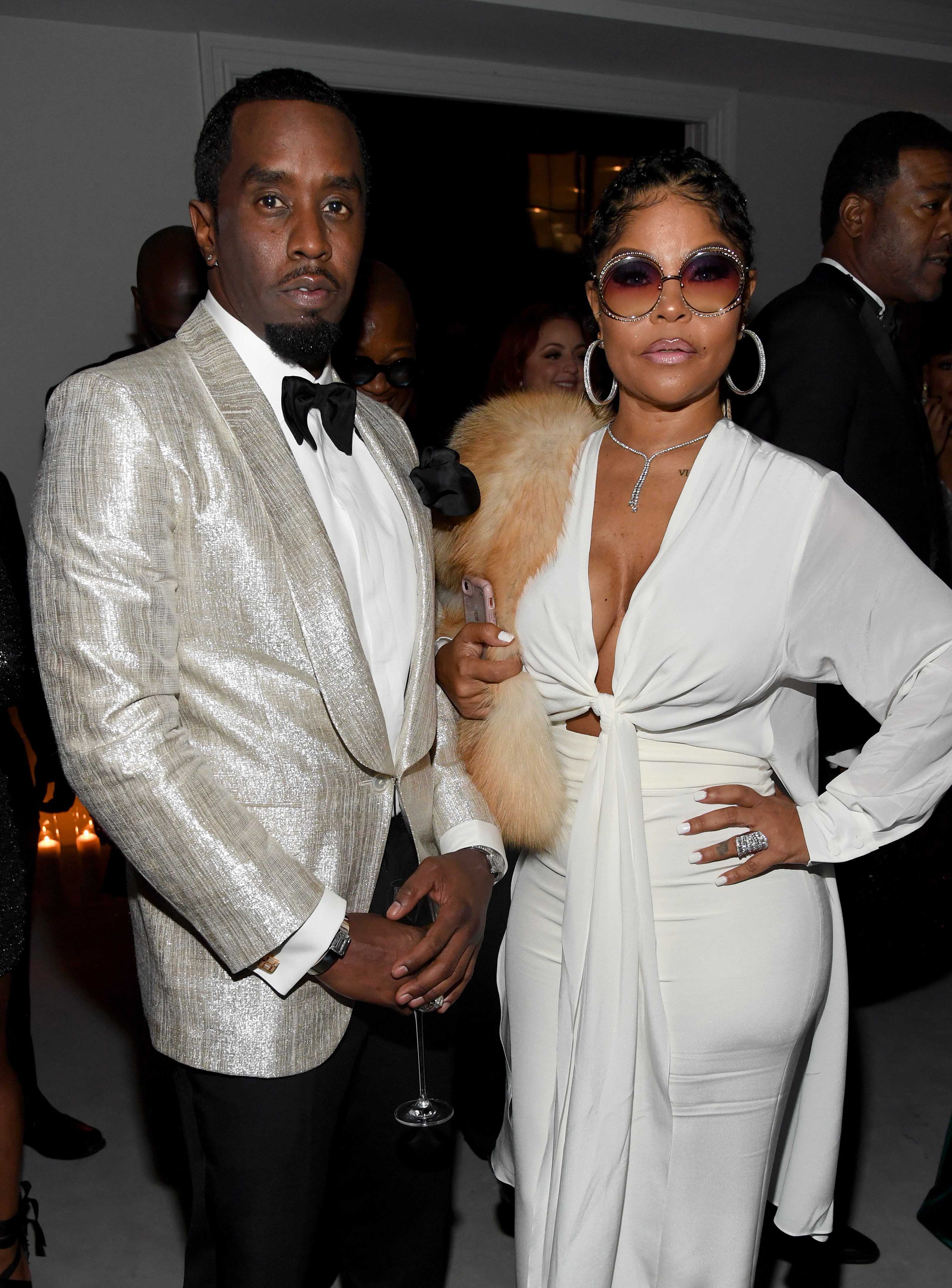 Sean "Diddy" Combs and Misa Hylton at a party in 2019.
