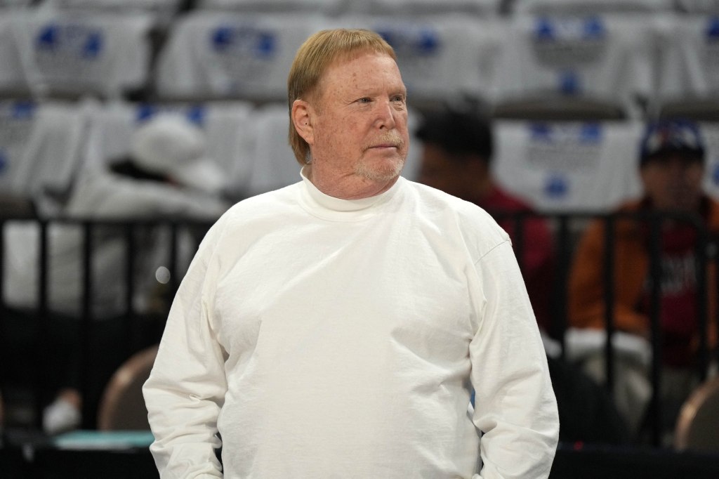 Mark Davis at a Raiders game. 