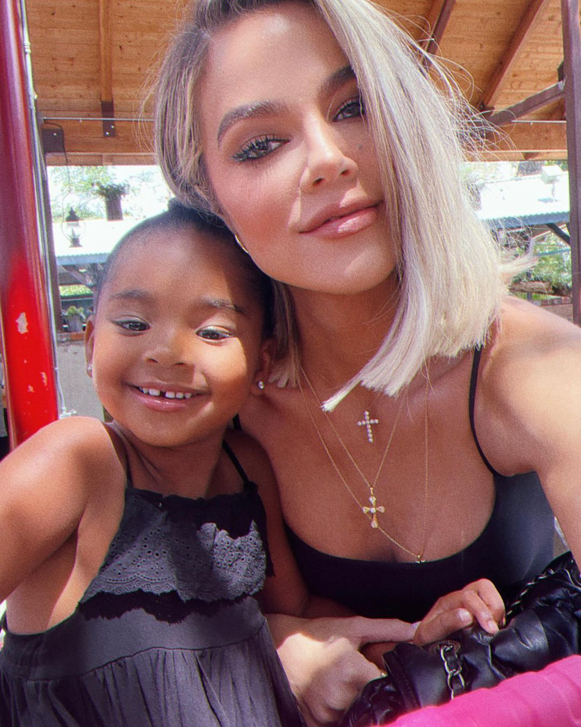 Khloé Kardashian and daughter