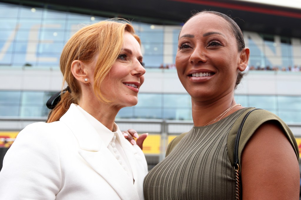 Geri Halliwell and Mel B in a throwback in 2019. 