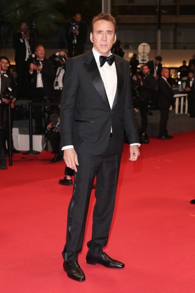 Nicolas Cage wears Zegna at the premiere of "The Surfer" on May 17.