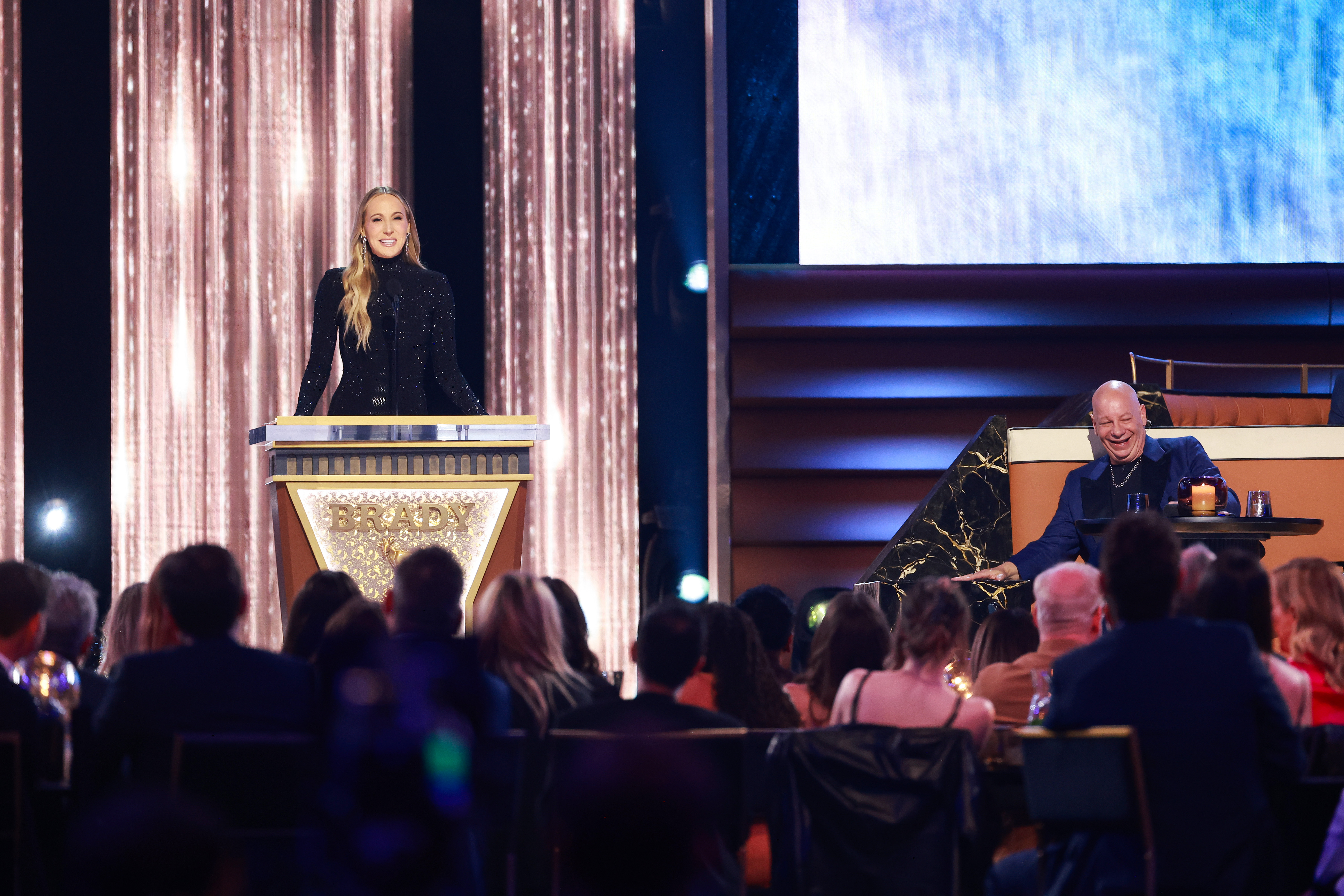 Tom Brady and Nikki Glaser