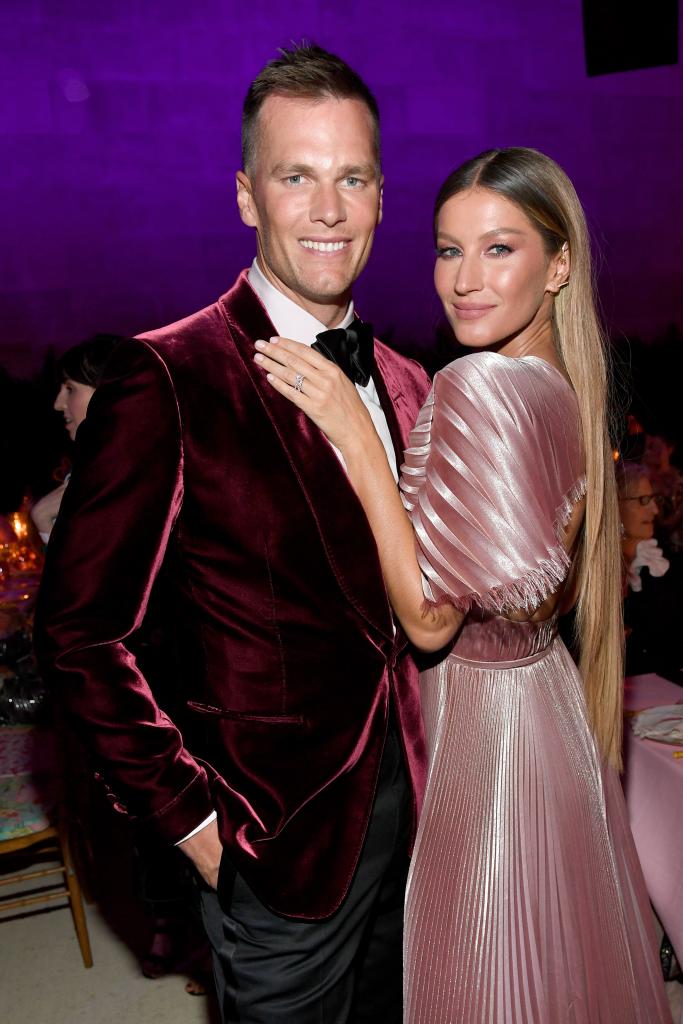 Gisele Bündchen and Tom Brady at the Met Gala.