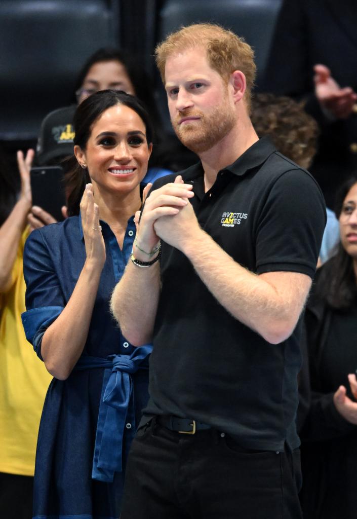 Meghan Markle and Prince Harry in Germent. 