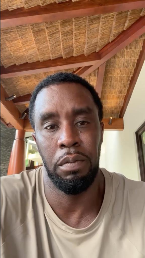 Sean "Diddy" Combs' apology video.