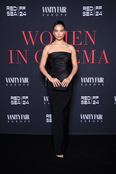 Shanina Shaik wears Carolina Herrera at the Red Sea International Film Festival's "Women in Cinema" Gala on May 18.