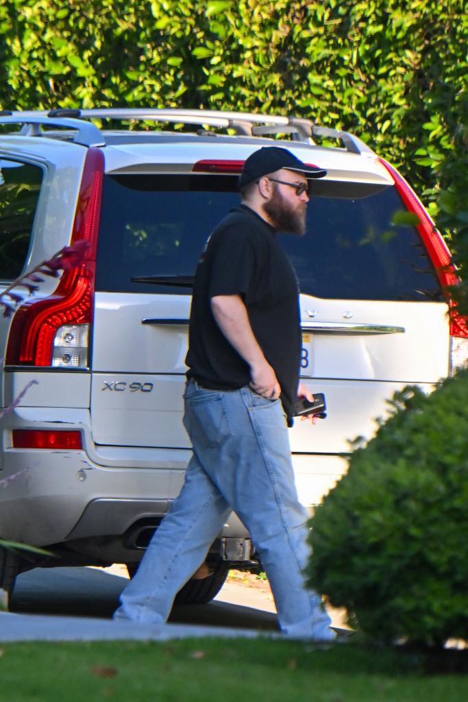 Angus T. Jones running errands in Los Angeles