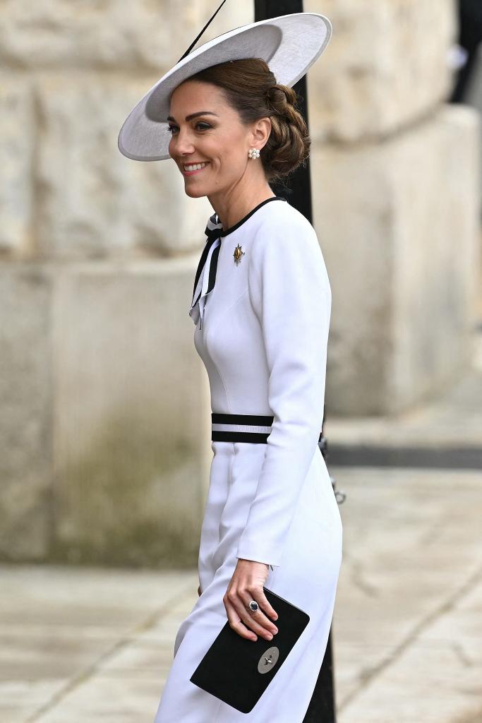 Kate Middleton at the 2024 Trooping the Colour parade. 