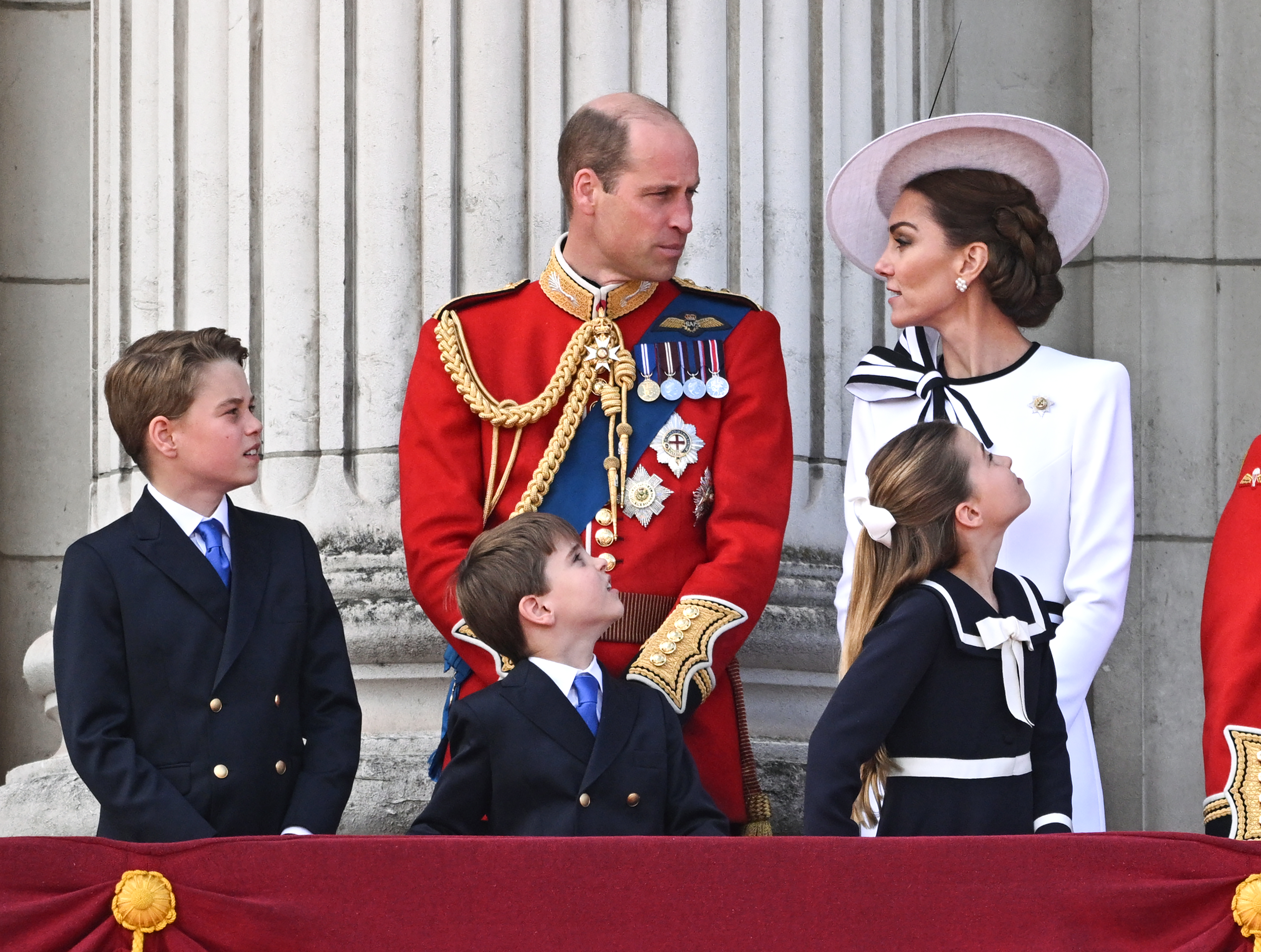 Kate Middleton, Prince William, Prince George, Princess Charlotte and Prince Louis