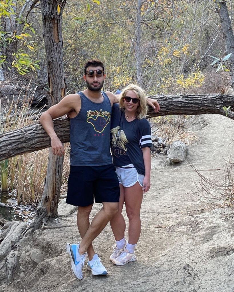 Sam Asghari and Britney Spears