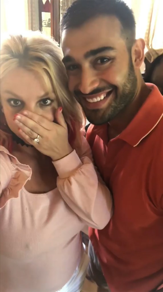 Britney Spears and Sam Asghari