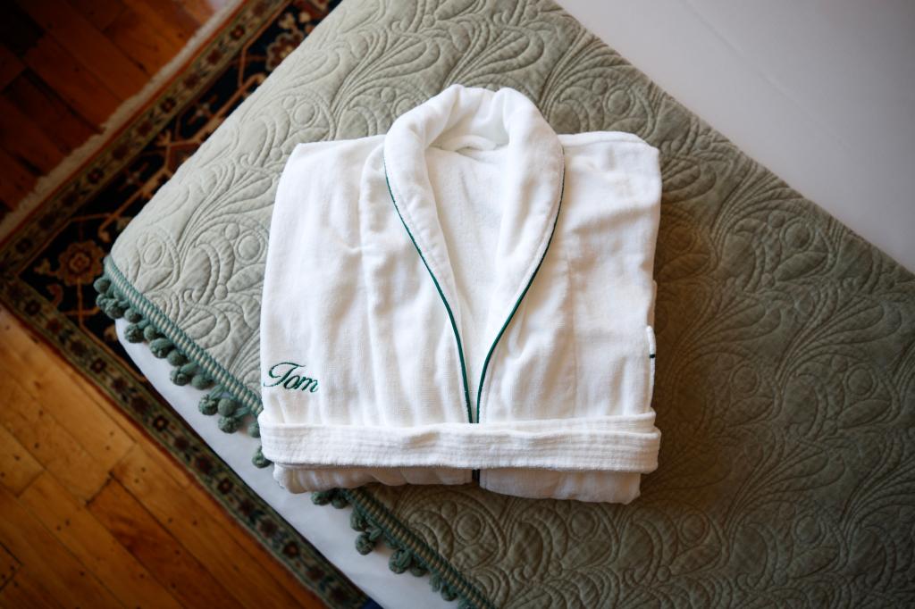 A robe at The Broadway Suite at The Ned Nomad. 