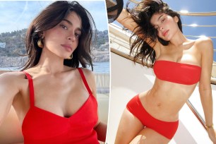 Kylie Jenner posts boy shorts bikini photo from Mallorca vacation