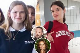 Ben Affleck, Katie Holmes and their daughters