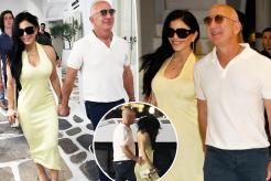 Jeff Bezos and Lauren Sánchez take Greece by land, air and sea on Mykonos yacht vacation