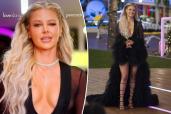 Ariana Madix wearing a sheer black bodysuit 'Love Island USA'