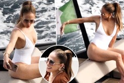 Jennifer Lopez takes sultry backside selfies on Italy boat ride amid Ben Affleck split rumors