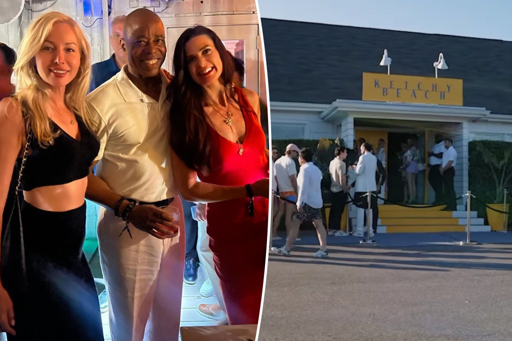 Mayor Eric Adams parties in Hamptons as NYC faces rampant crime, budget talks, says he’s ‘allowed to go and rest’