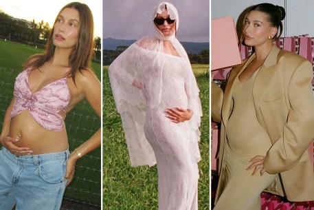 Hailey Bieber's maternity looks