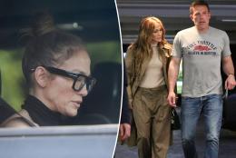 Jennifer Lopez appears tense as she heads to work solo after reuniting with Ben Affleck