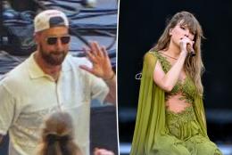 Taylor Swift gives sweet nod to Travis Kelce as he skips first Dublin Eras Tour show