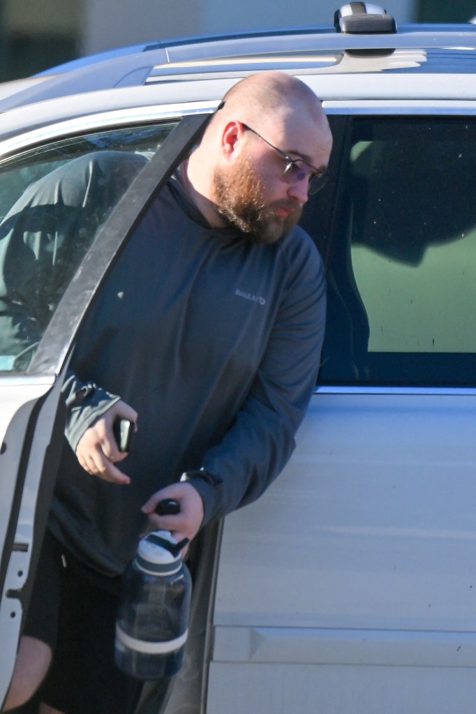 Angus T. Jones running errands in Los Angeles