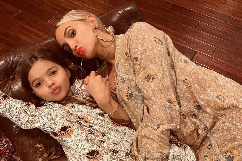 Ashlee Simpson and daughter