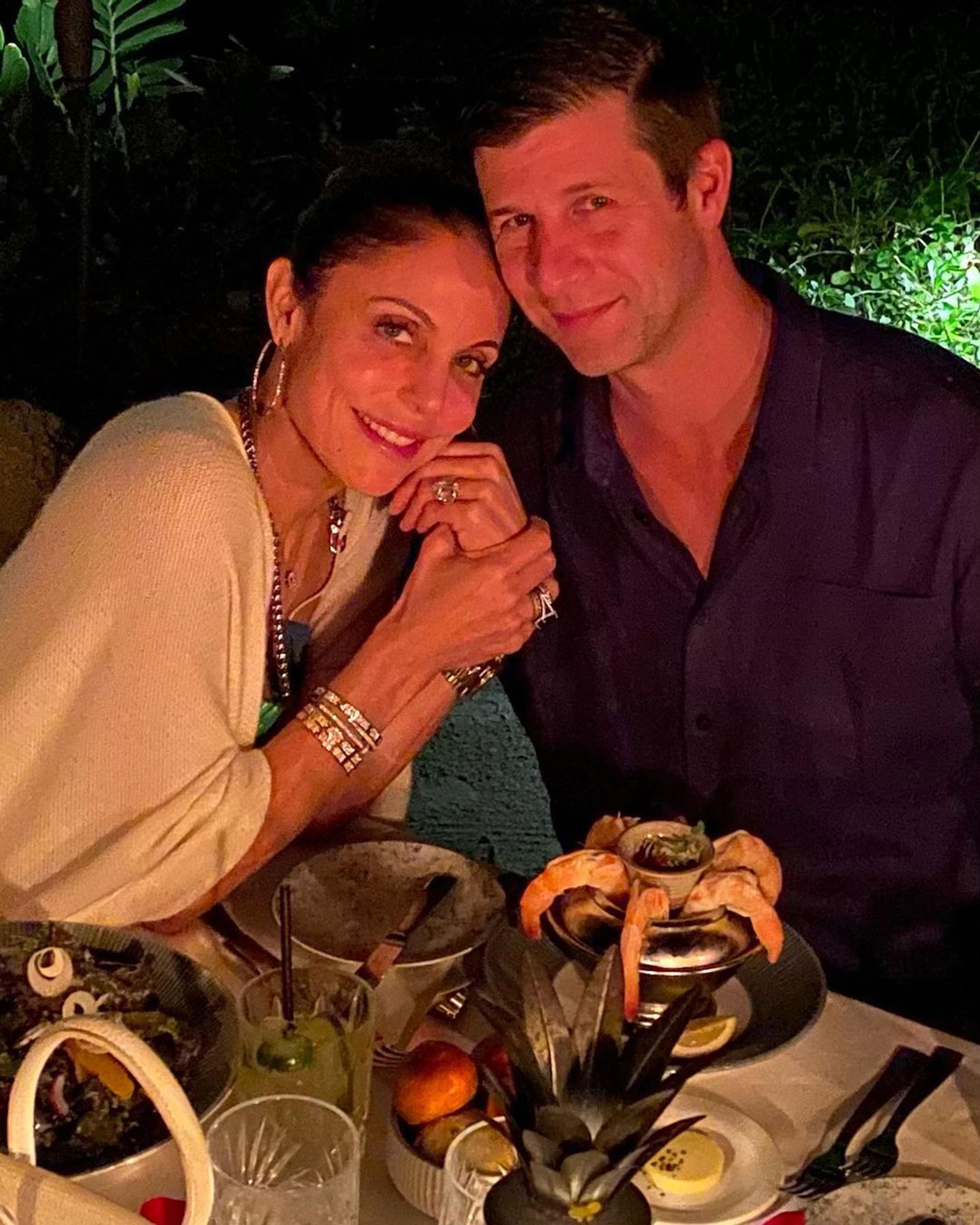 Bethenny Frankel and Paul Bernon posing together