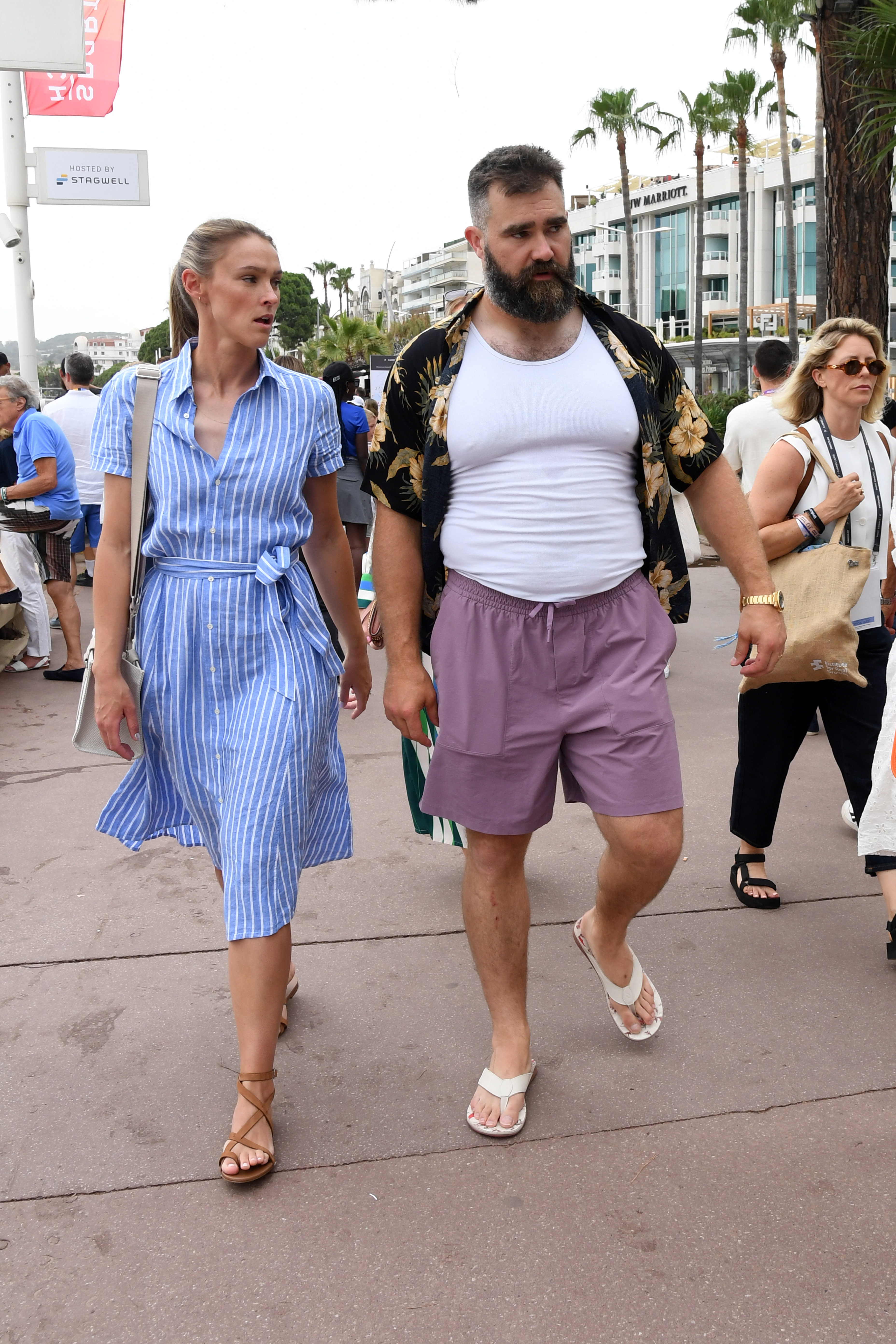 Kylie Kelce and Jason Kelce